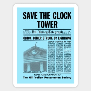 Save the clock tower Magnet